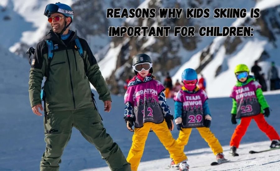 kids skiing