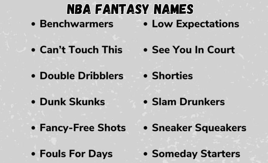 nba fantasy names